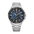 Citizen Men's Watch Chronograph Radio Controlled Eco-Drive Titanium Blue