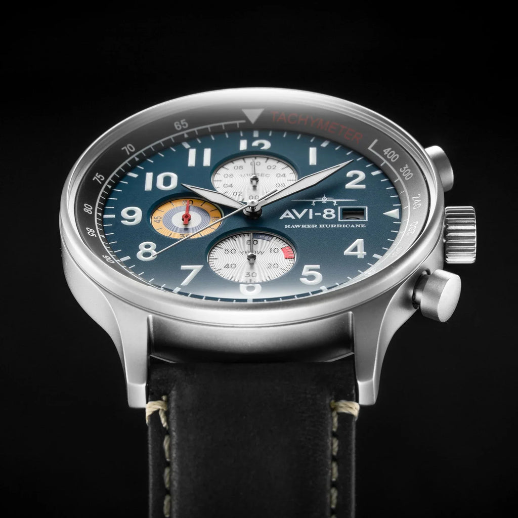 AVI-8  Hawker Hurricane Chronograph Men's Blue Midnight Watch