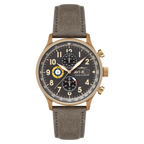 AVI-8 Hawker Hurricane Men's Gold Grey Chronograph Watch