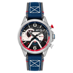 AVI-8 Watch Hawker Harrier Retrograde Chronograph Mens Blue