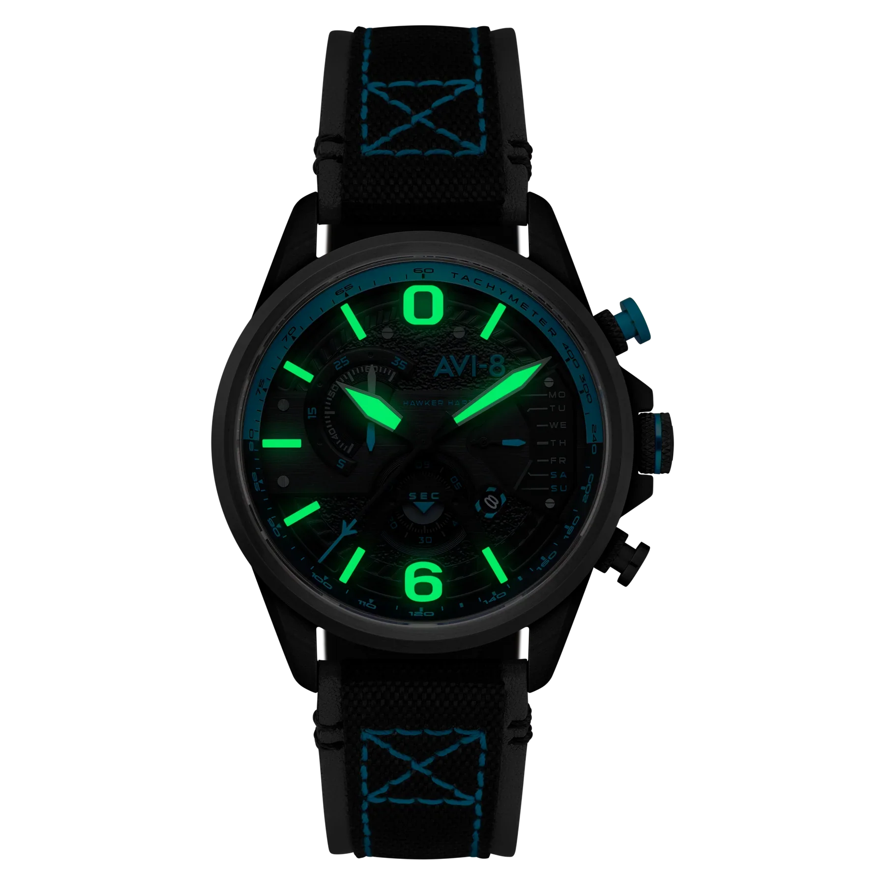 AVI-8 Hawker Harrier Retrograde Chronograph Watch Blue