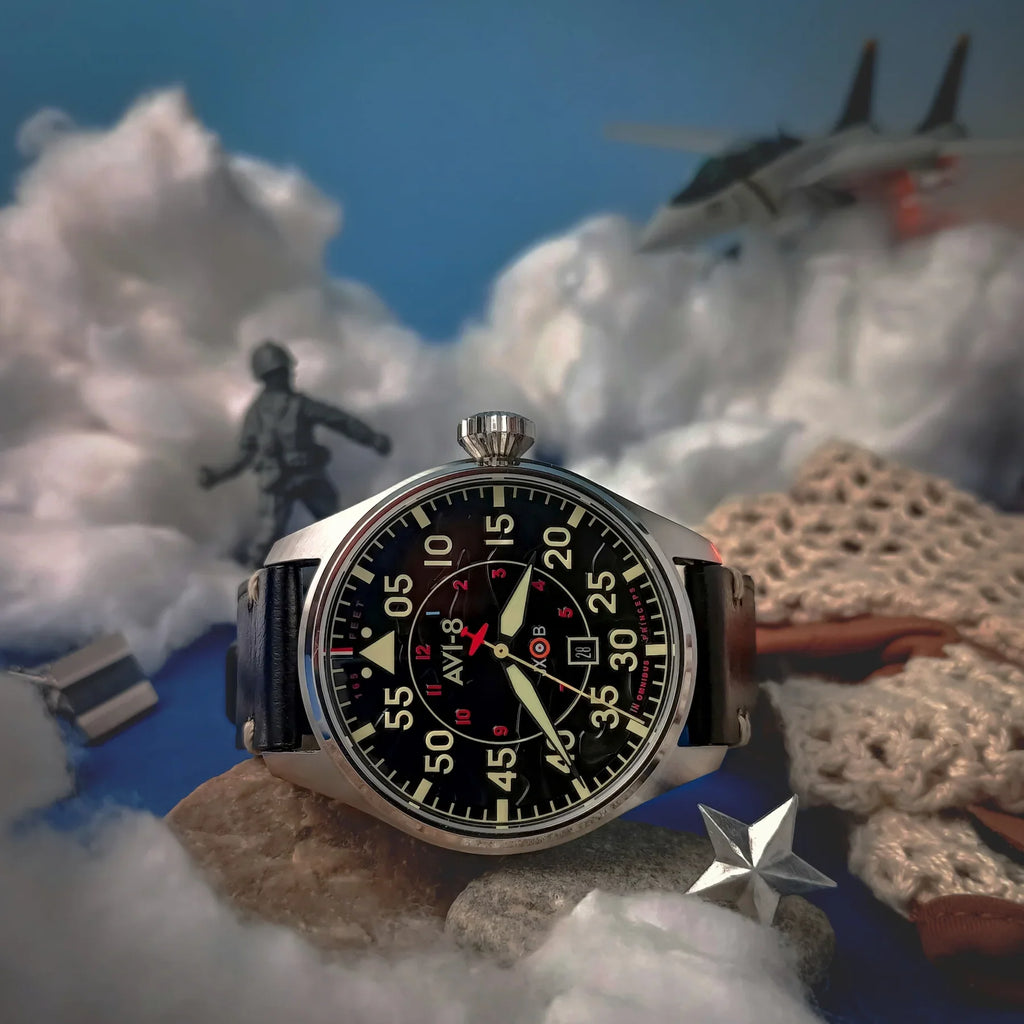 AVI-8 Hawker Hurricane Clowes Automatic Men's Black Watch