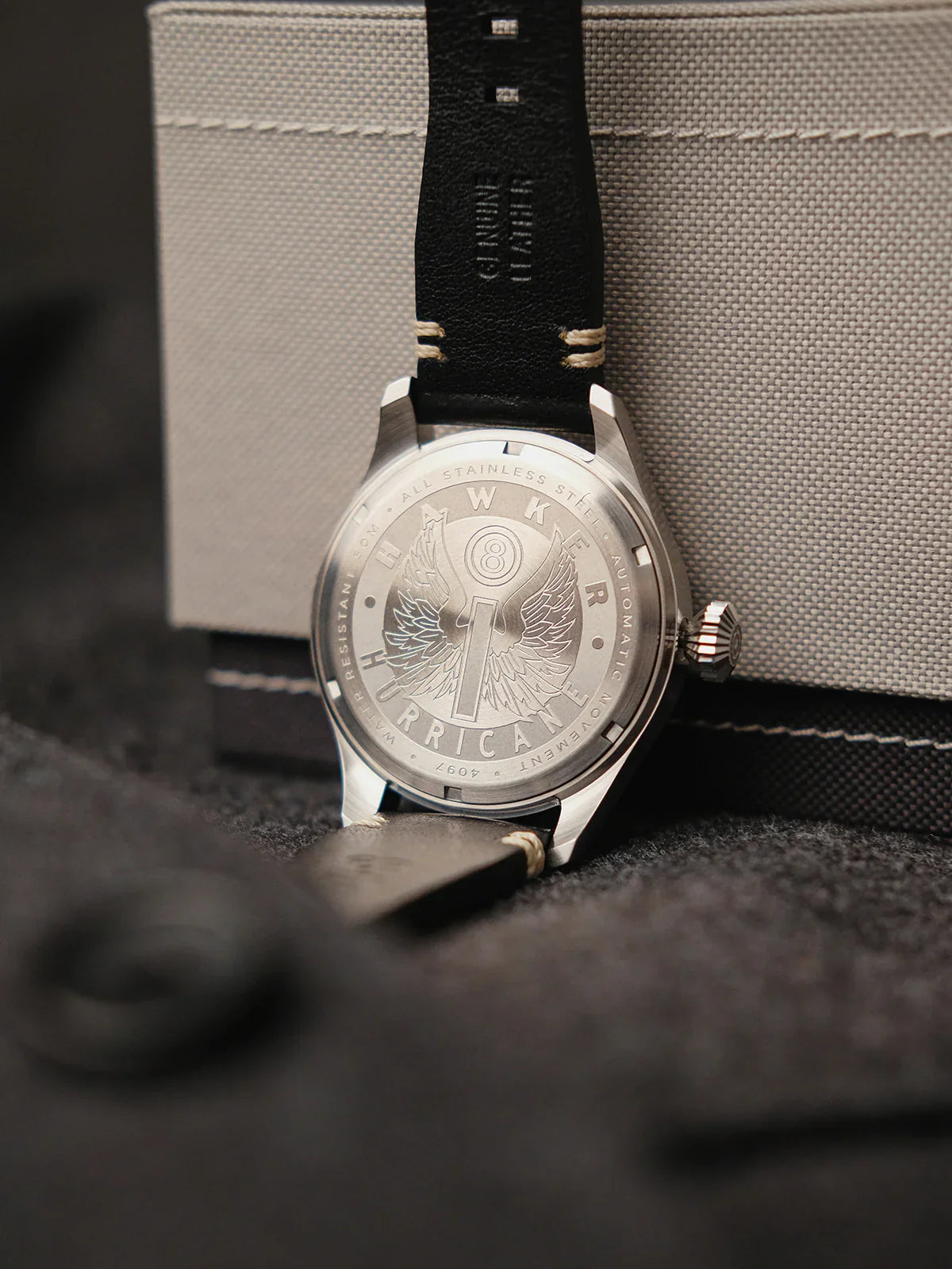 AVI-8 Hawker Hurricane Clowes Automatic Men's Black Watch