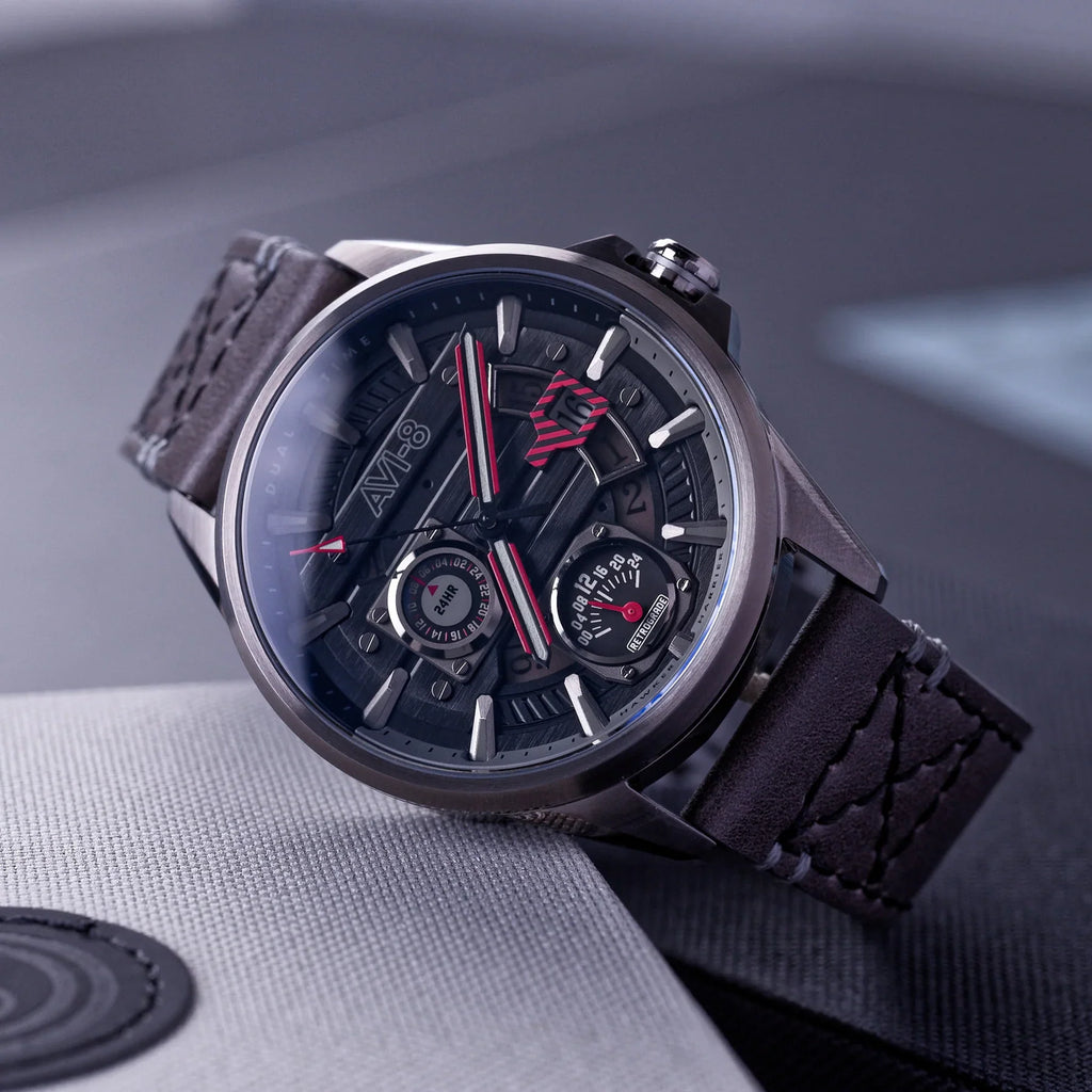 AVI-8 Hawker Harrier Farley Black Men's Watch