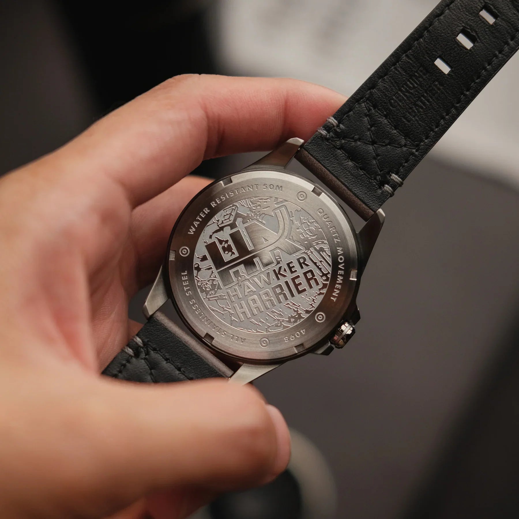 AVI-8 Hawker Harrier Farley Black Men's Watch