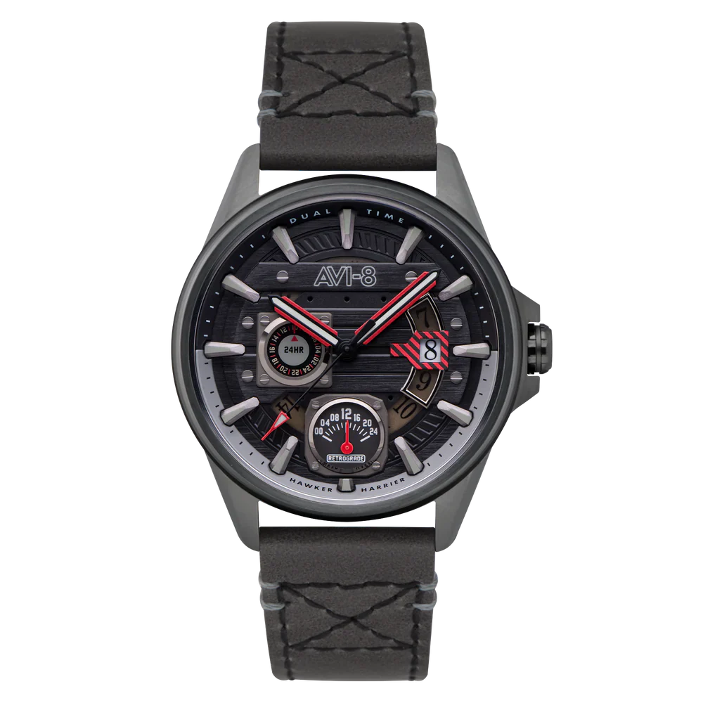 AVI-8 Hawker Harrier Farley Black Men's Watch