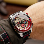 AVI-8 Hawker Hunter Atlas Men's Black Red Chronograph Watch