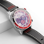 AVI-8 Hawker Hunter Atlas Men's Black Red Chronograph Watch