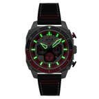AVI-8 Hawker Hunter Atlas Men's Black Red Chronograph Watch
