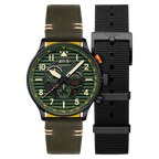 AVI-8 Watch Flyboy Spirit Of Tuskegee Green Mens