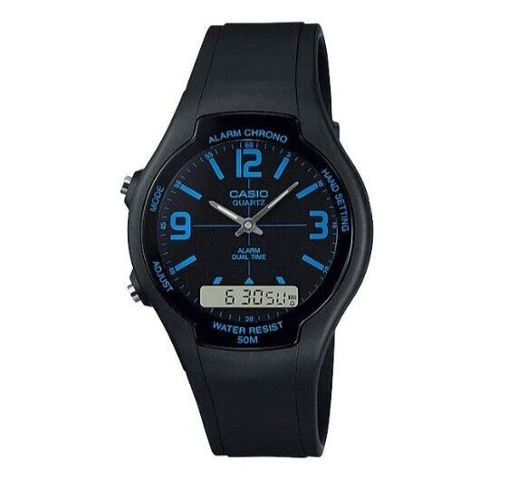 Casio Analogue-Digital Combination Men's Black Watch