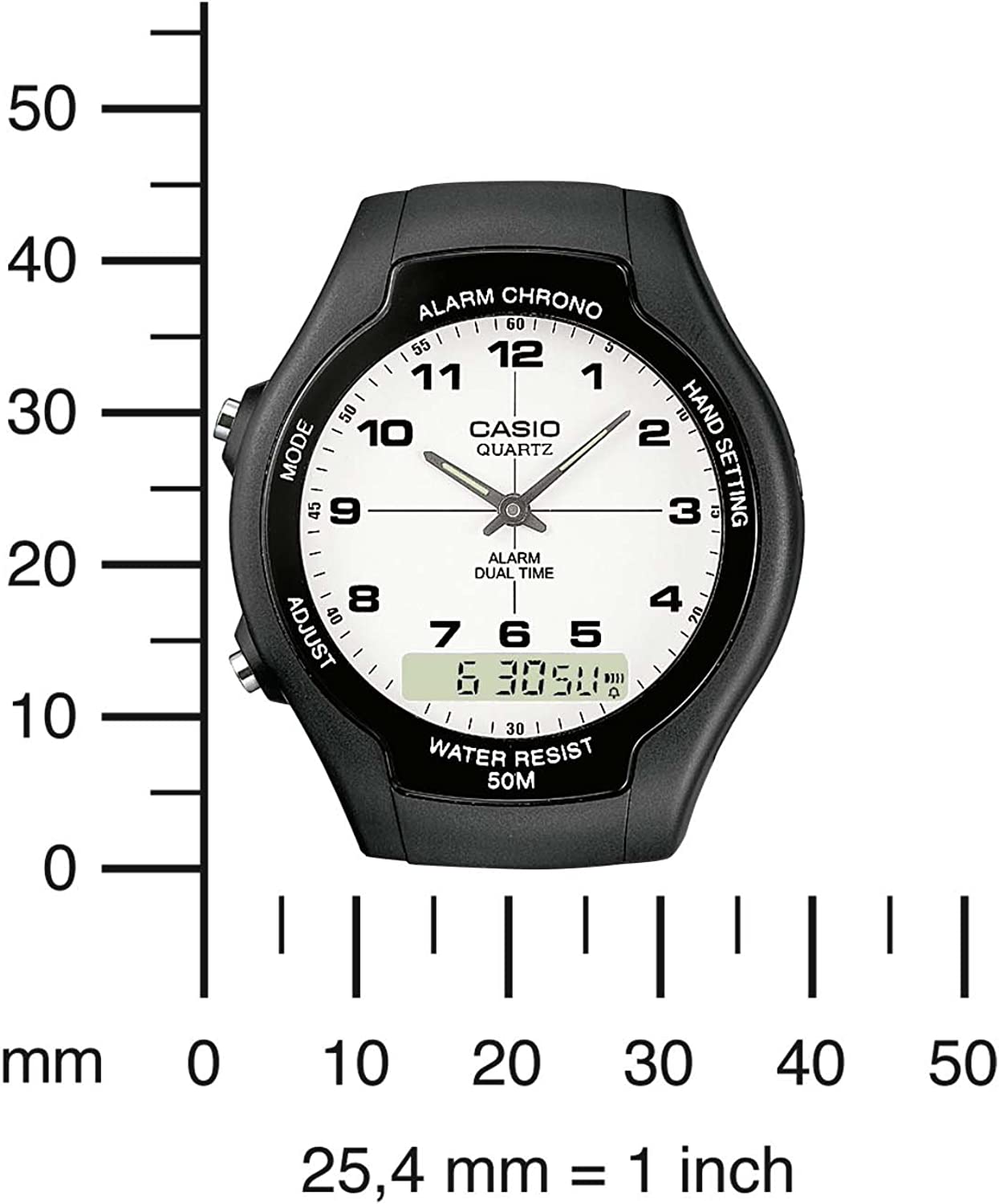 Casio Watch Black and White
