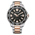 Citizen Men's Watch Eco-Drive Marine Two-Tone Black