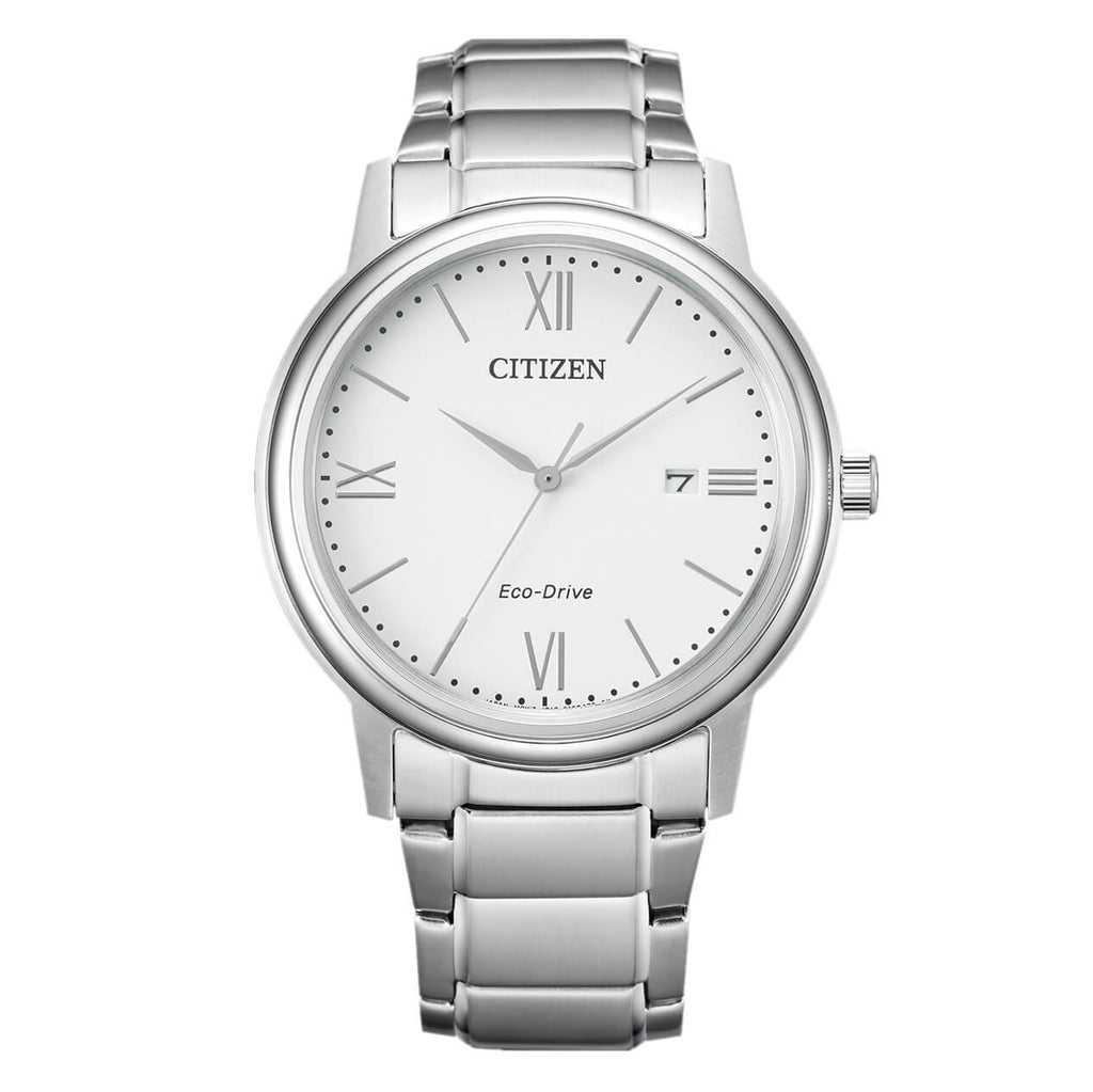 Citizen Men's Watch Eco-Drive White
