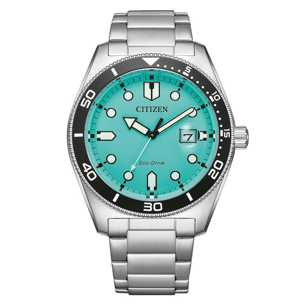 Citizen Men's Watch Eco-Drive Sport Blue Silver