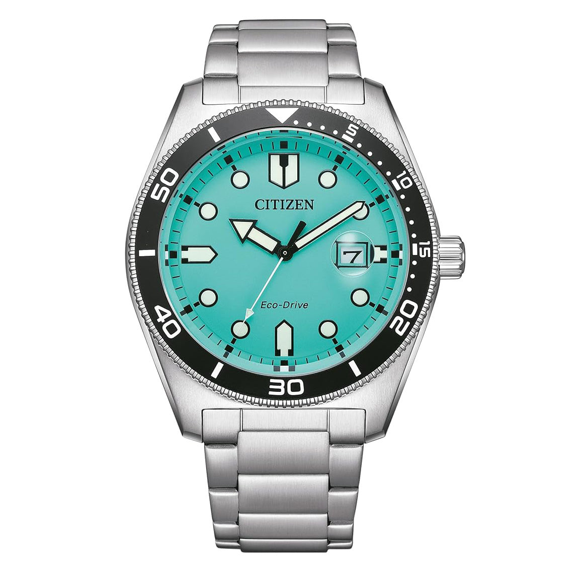Citizen Men's Watch Eco-Drive Sport Blue Silver