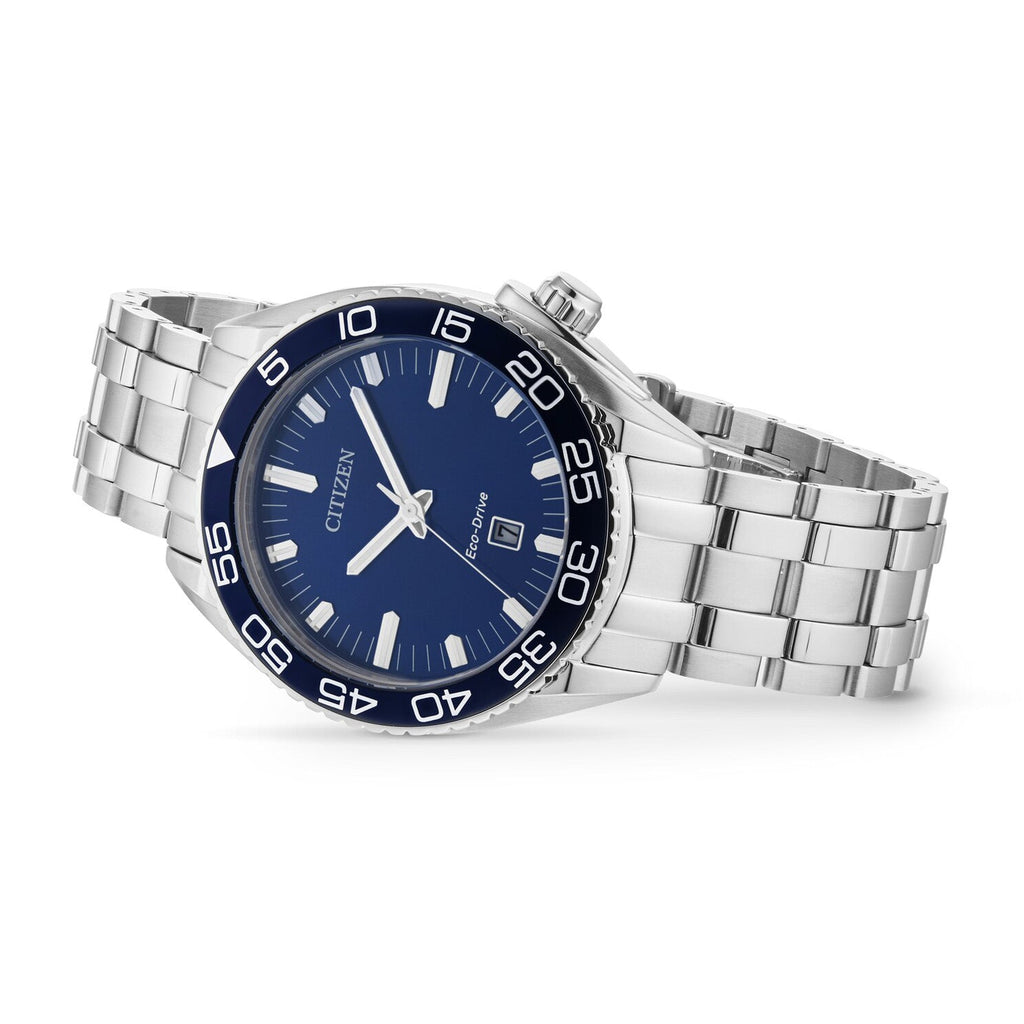 Citizen Men's 42mm Carson Eco-Drive Sport Watch Blue