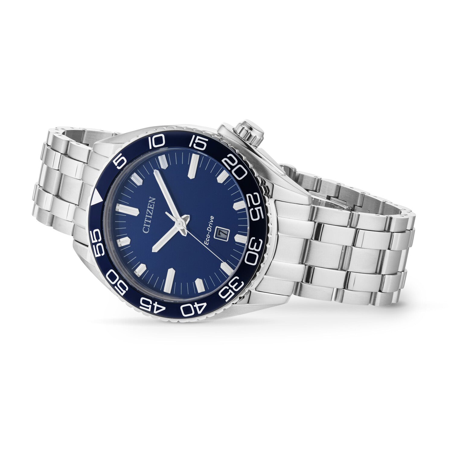 Citizen Men's 42mm Carson Eco-Drive Sport Watch Blue