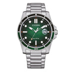 Citizen Men's Eco-Drive 41.5mm Green Dial Watch