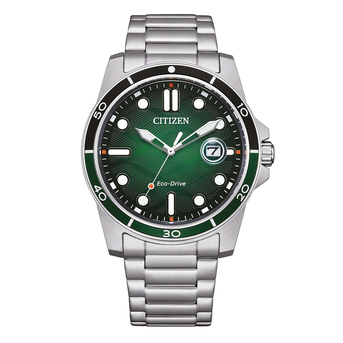 Citizen Men's Eco-Drive 41.5mm Green Dial Watch