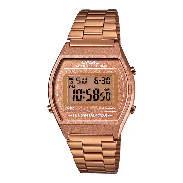 Casio Vintage Ladies' Rose Gold Digital Watch