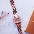 Casio Vintage Ladies' Rose Gold Digital Watch