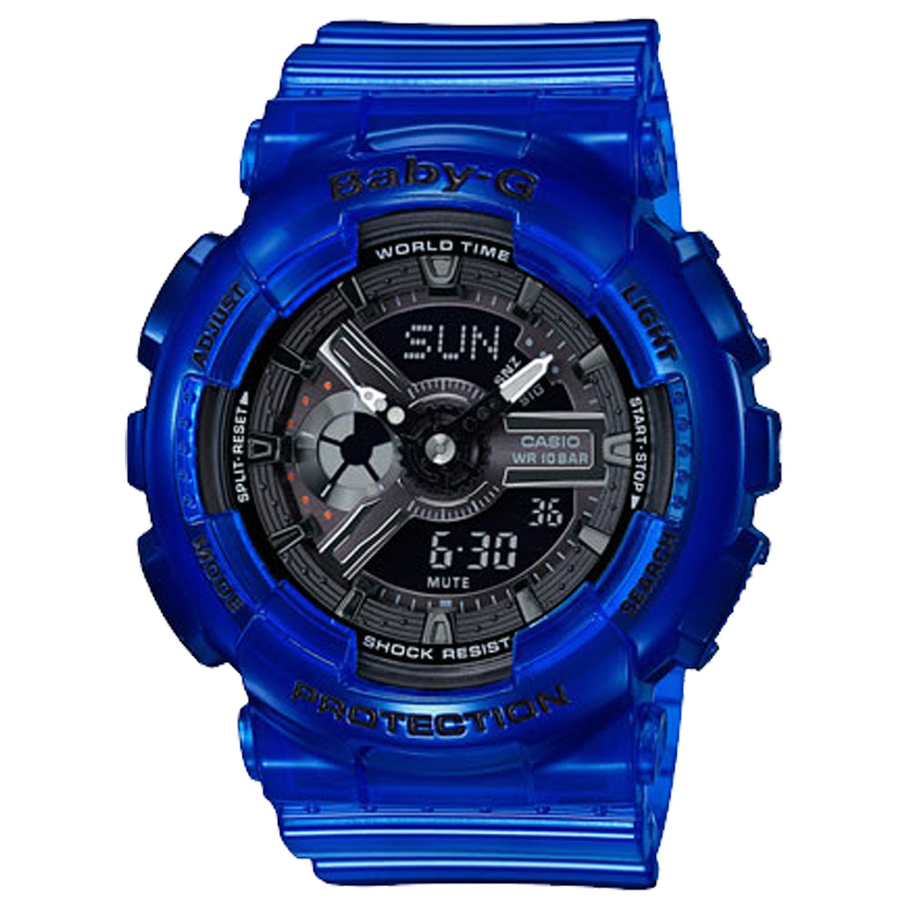 Casio G-Shock Baby-G Watch Big Case Blue Aqua Planet