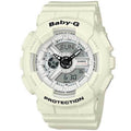 Casio Baby-G Watch Ladies Punching Pattern White