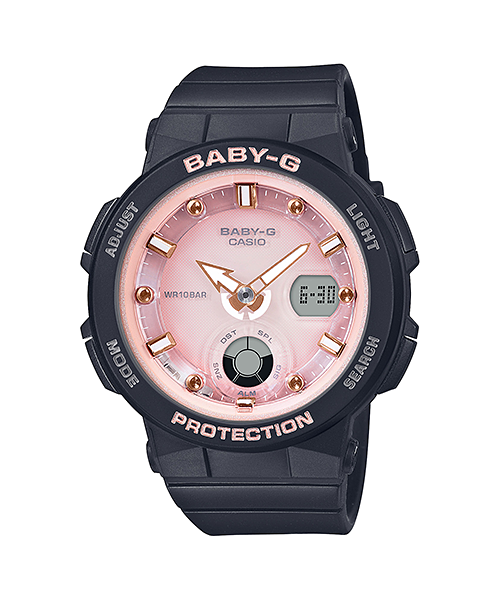 Casio Baby-G Watch Ladies Beach Traveler Series Pink