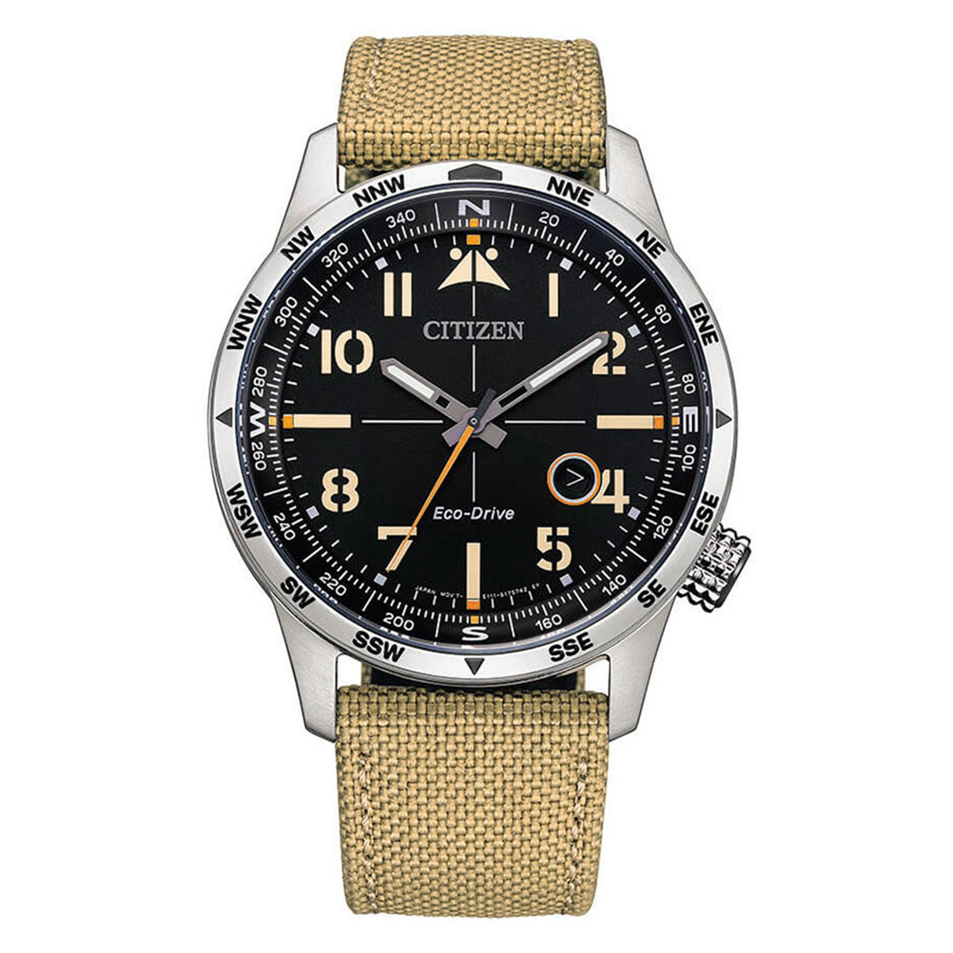 Citizen Men's Watch Eco-Drive Aviator Sand