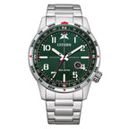 Citizen Men's Watch Eco-Drive Aviator Green