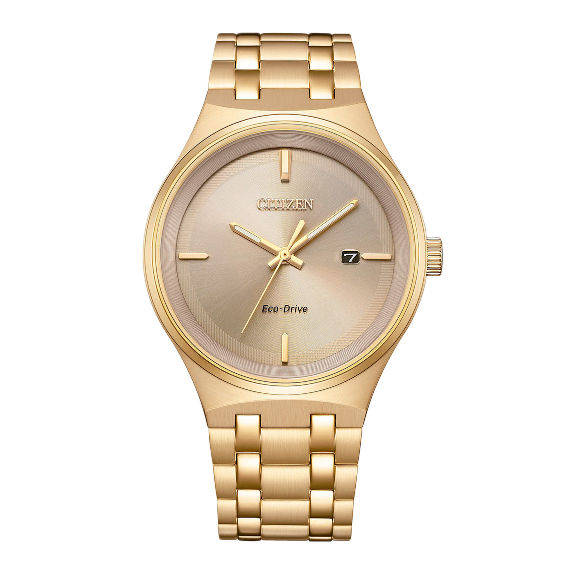 Citizen Men's 40mm Eco-Drive Gold Champagne Dress Watch