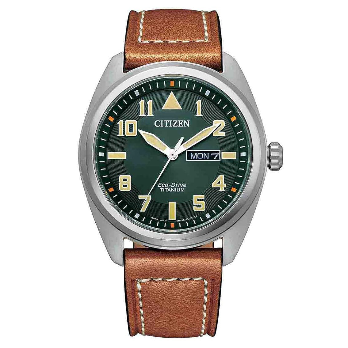 Citizen Men's Watch Eco-Drive Titanium Green