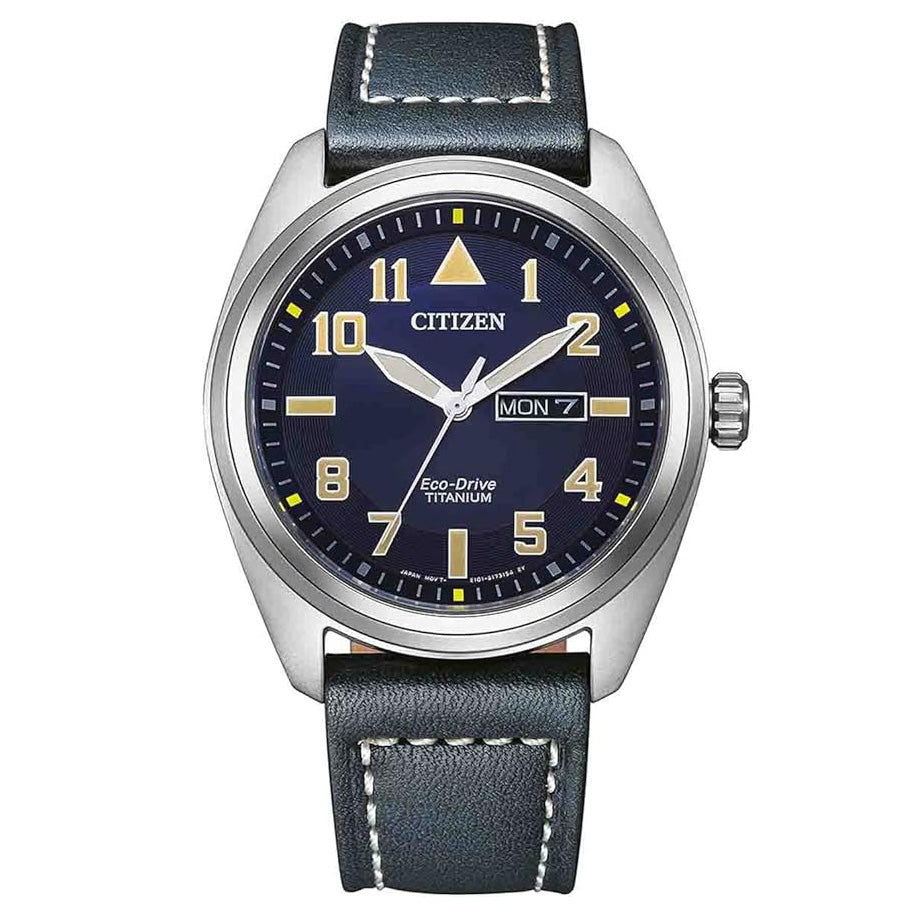 Citizen Men's Watch Eco-Drive Titanium Blue