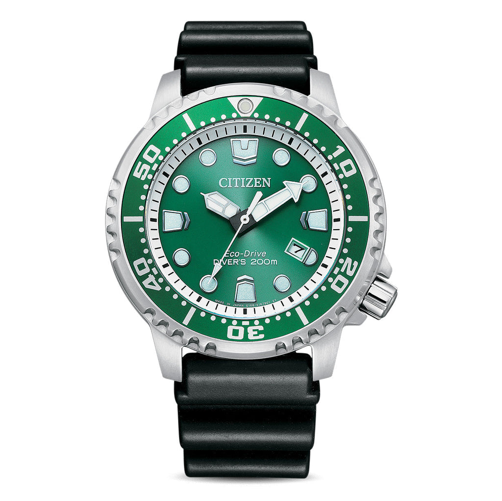 Citizen Men's Watch Eco-Drive Dive Silicone Strap