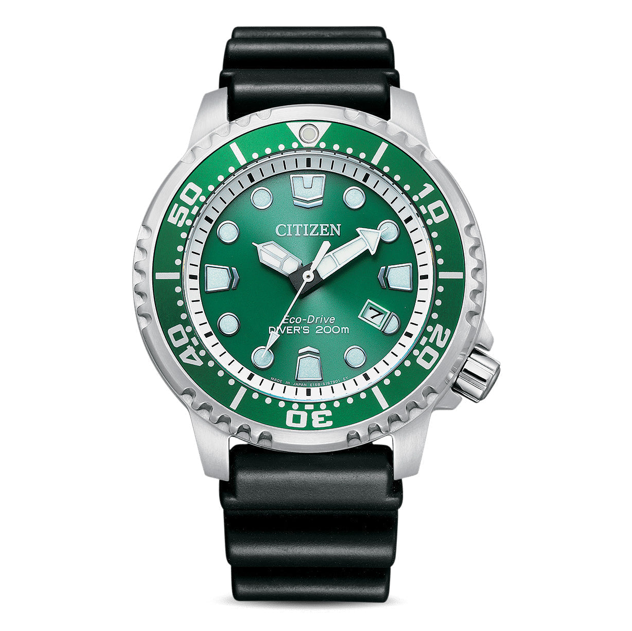 Citizen Men's Watch Eco-Drive Dive Silicone Strap