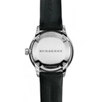 Burberry Men's Check Stamped Black White Watch