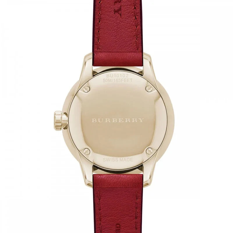 Burberry Classic Ladies' 32mm Red Gold Watch