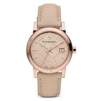 Burberry The City Check Ladies' 38mm Rose Gold Watch