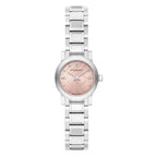 Burberry Ladies The City Check Diamonds Pink 26mm Watch