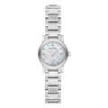 Burberry The City Check Ladies' 26mm White Mother of Pearl Watch
