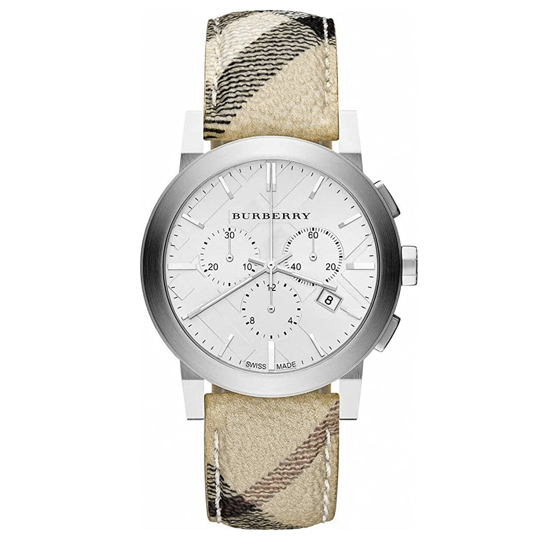 Burberry Men's Chronograph The City Nova Check 42mm Watch