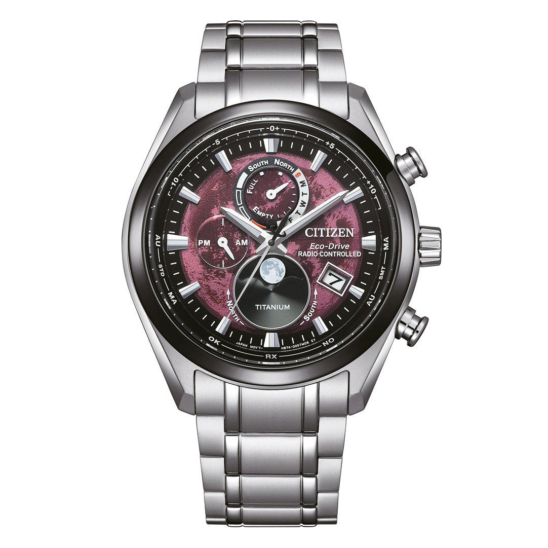 Citizen Eco-Drive Radio Controlled Titanium Red Men's Watch