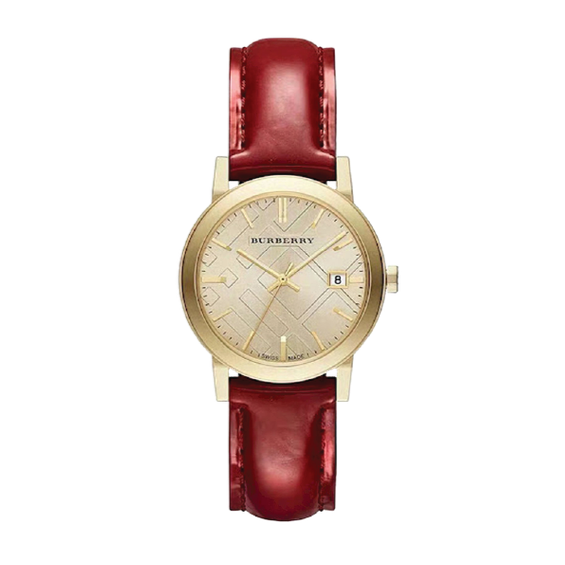 Burberry The City Ladies 34mm Gold Watch
