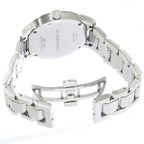 Burberry Ladies Check Stamped Pink 34mm Watch