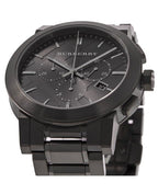 Burberry Men's Chronograph The City Black PVD 42mm Watch