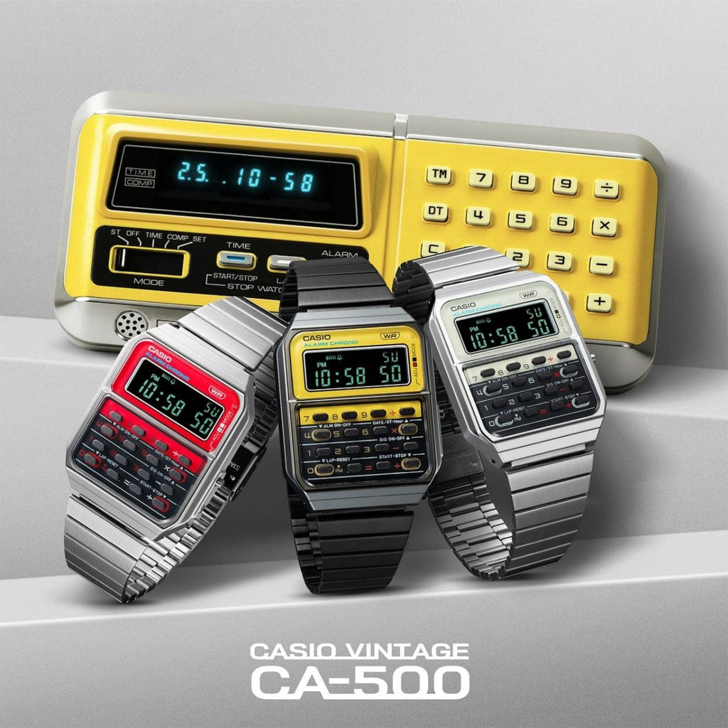 Casio Vintage Digital Calculator Unisex Watch