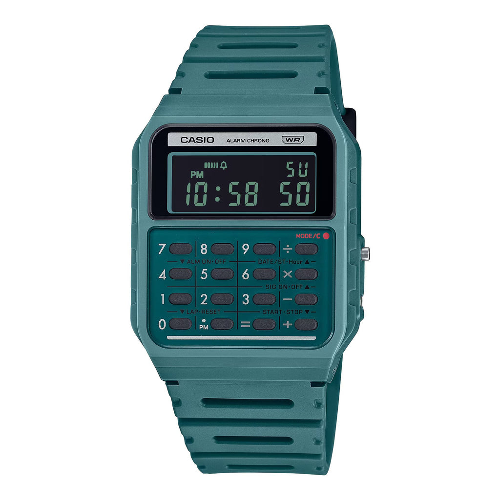 Casio POP Watch Data Bank Calculator Green