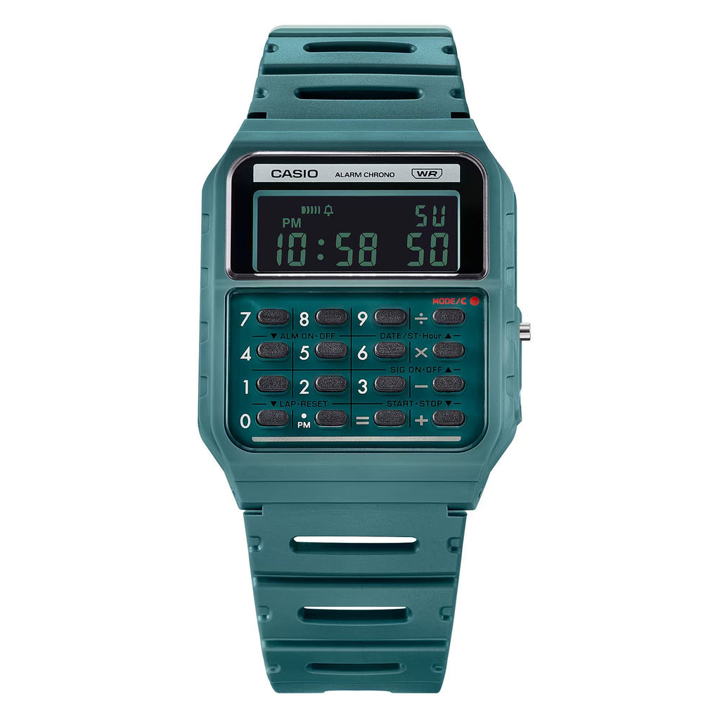 Casio POP Watch Data Bank Calculator Green