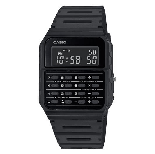 Casio Watch Data Bank Calculator Black